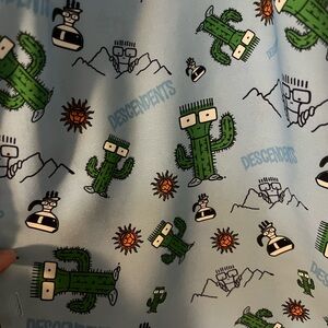 Descendents Short Sleeve BUTTON-UP Blue